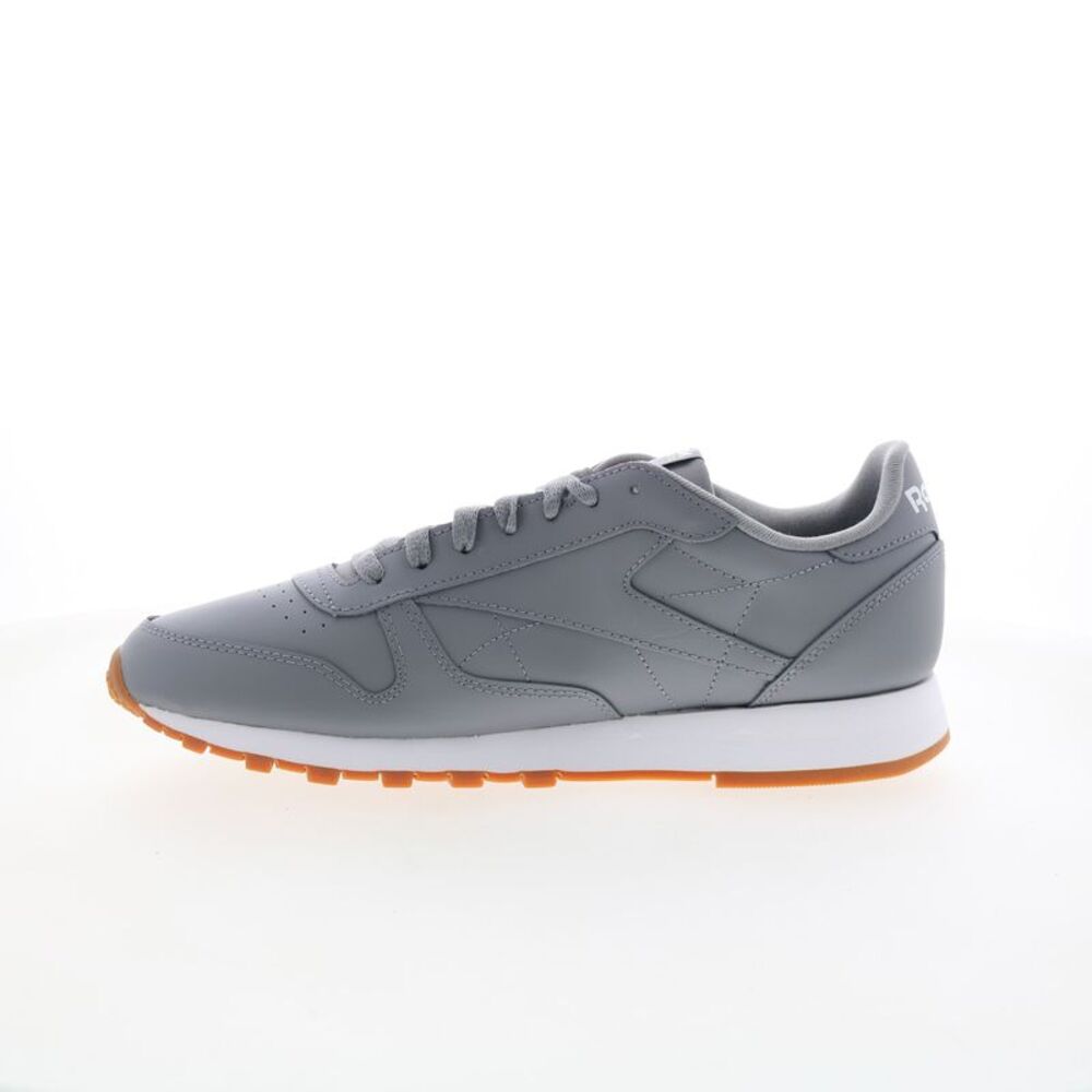 Reebok Mens Classic Leather Gray Shoes (NWT) - Picture 5 of 7